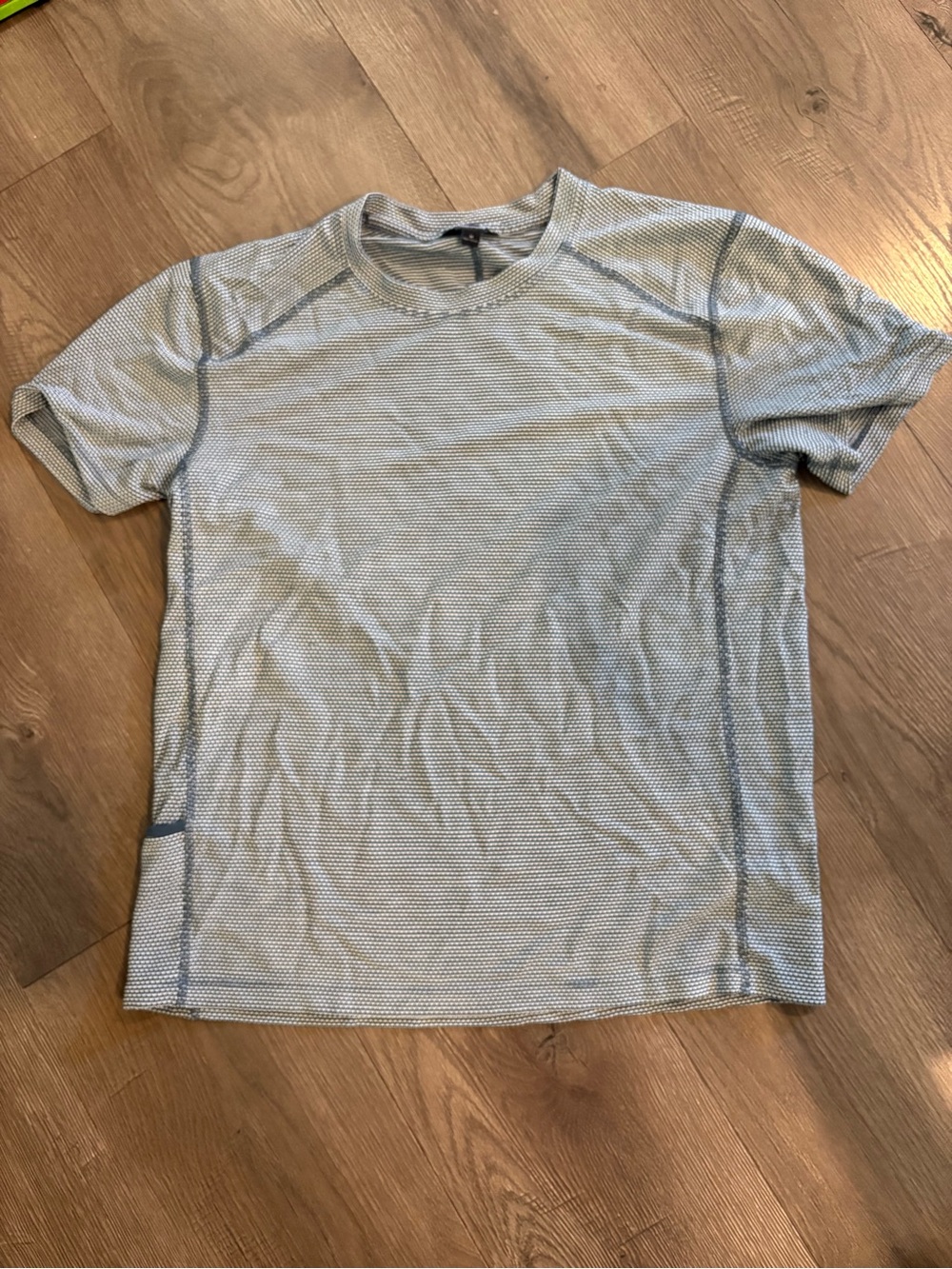allbirds Light Blue Short-Sleeve Performance Crew Running Tee